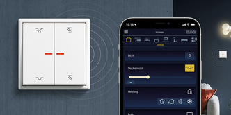 KNX RF Taster bei Elektro Burkart GmbH in Künzell